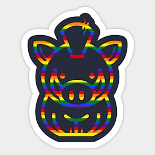 Pride Pig Sticker